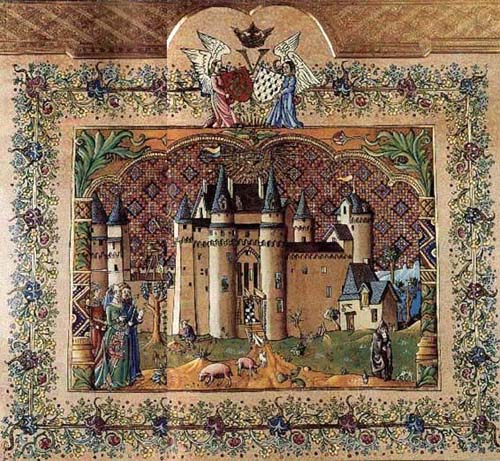 Le Château de Vitré - Enluminure de Pierrick Pinot