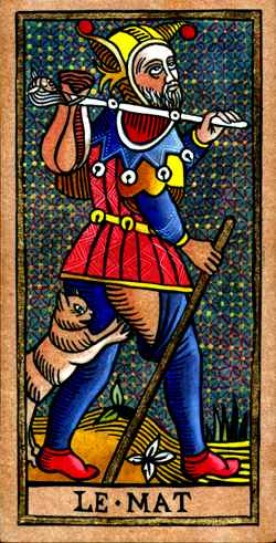 Les figures du Tarot de la Flicit (premire dition) - Le Fou