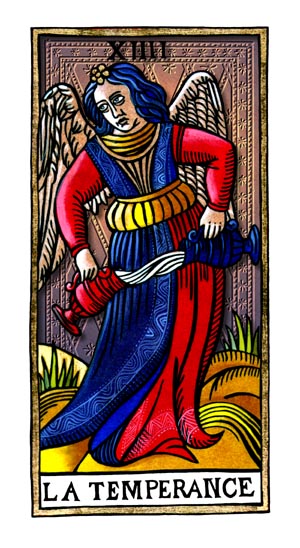 Les figures du Tarot de la Flicit (seconde dition) - La Temprance