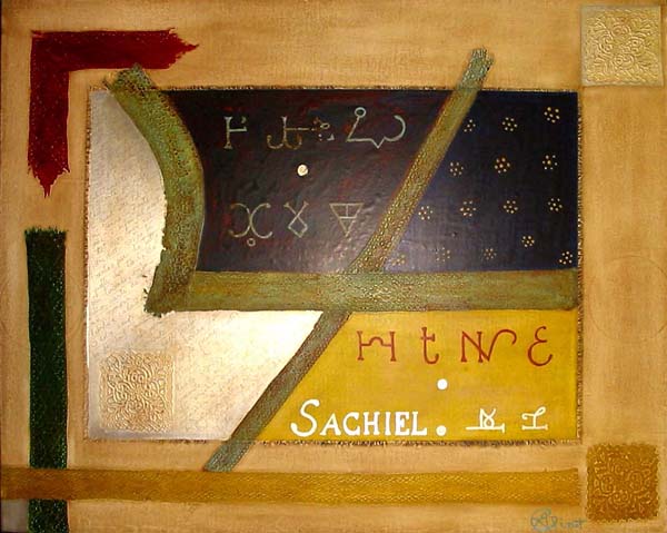 Jupiter (seconde version) - Peinture sur toile de Pierrick Pinot